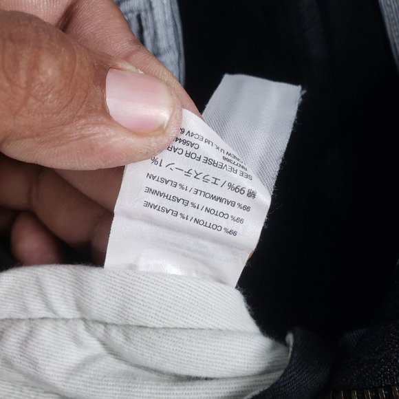 🚫SOLD🚫J Crew Mens Pants Black 30x30 100% Cotton Broken In Casual Chinos 484 - Picture 8 of 14